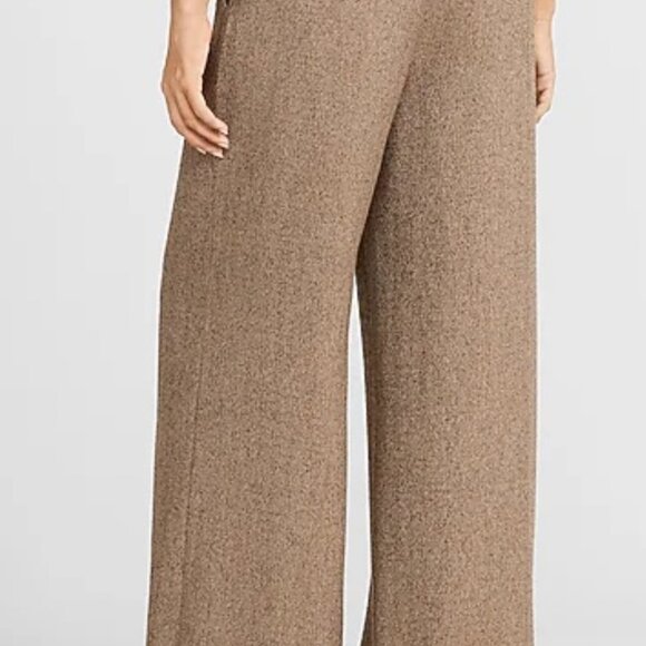 Textured Herringbone Sweetheart Button Corset Cami Vest Top & Mid Rise Wide Leg - Picture 5 of 6